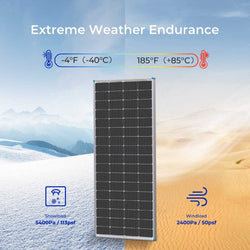 Renogy 200 Watt 12 Volt Monocrystalline Solar Panel Solar Panels Renogy
