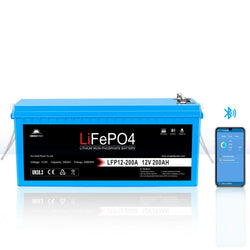 Sungold Power 12V 200Ah LiFePo4 Deep Cycle Lithium Battery Bluetooth / Self-Heating / IP65 Batteries SunGoldPower Brand New