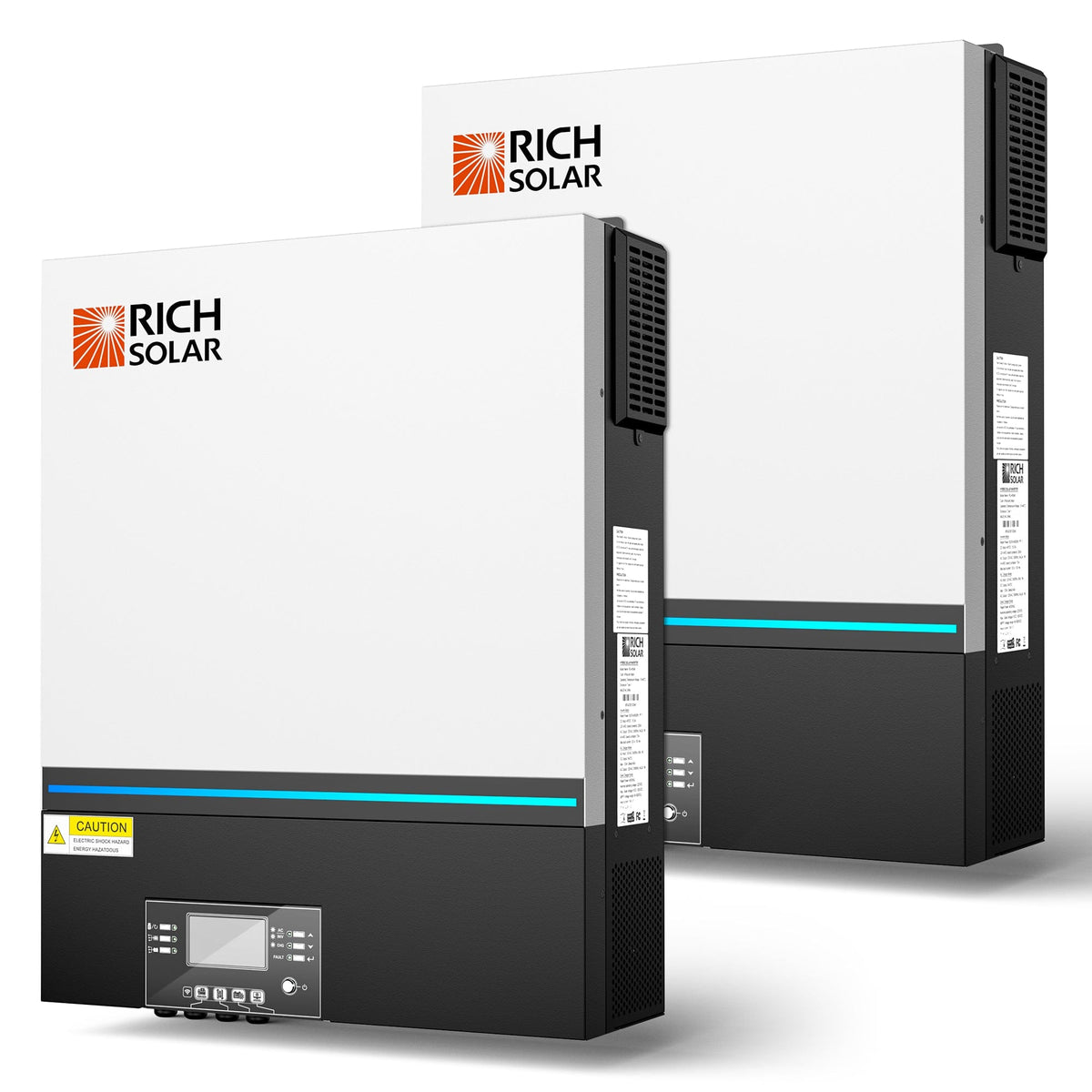 RICH SOLAR NOVA 6548 | 6500 Watt (6.5kW) 48 Volt Off-Grid Hybrid Solar Inverter | Premium 6500W 48V Hybrid Inverter for Campers, Cabins, Tiny Homes, ADUs, RVs, Off-Grid | UL Certified Hybrid Inverters RICH SOLAR 2 Pieces NOVA 6548 ($1,249.99 Each)