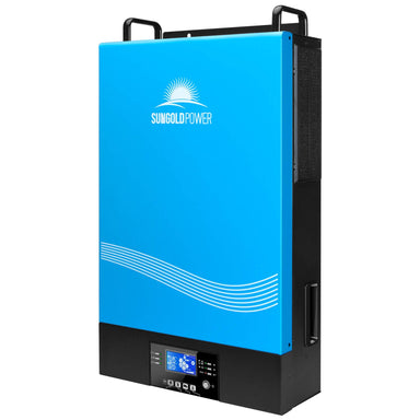 6000W 48V Hybrid Solar Inverter Split Phase 120/240VAC (Grid Feedback & Batteryless)