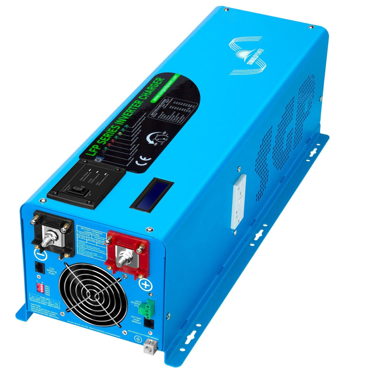 Sungold Power 4000W DC 12V Pure Sine Wave Inverter With Charger Off-Grid Inverters SunGoldPower 120V 120V Only Inverter