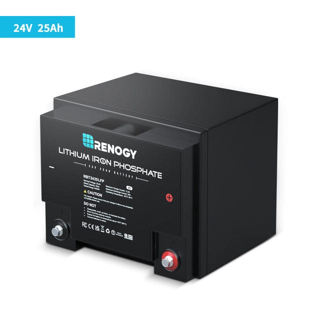 Renogy 24V 25Ah Lithium Iron Phosphate Battery Batteries Renogy