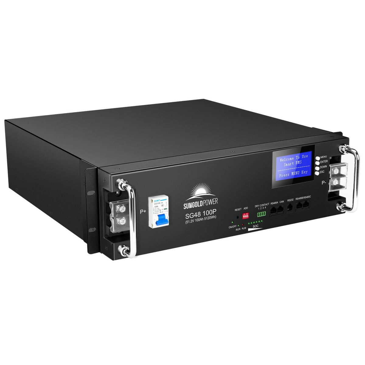 Sungold Power 48V 100AH Server Rack LiFePO4 Lithium Battery Server Rack Batteries SunGoldPower 1 Unit