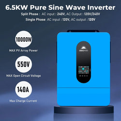 Sungold Power Off Grid Solar Kit 13000W 48VDC 120V/240V LiFePO4 25.6KWh Lithium Battery 22 x 450 Watts Solar Panels