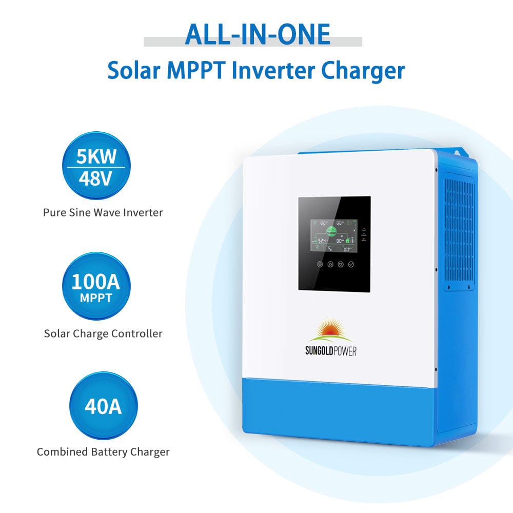 Sungold Power 5000W 48V Solar Charger Inverter Hybrid Inverters SunGoldPower