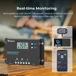 Renogy Wanderer 10A PWM Solar Charge Controller Solar Charge Controllers Renogy