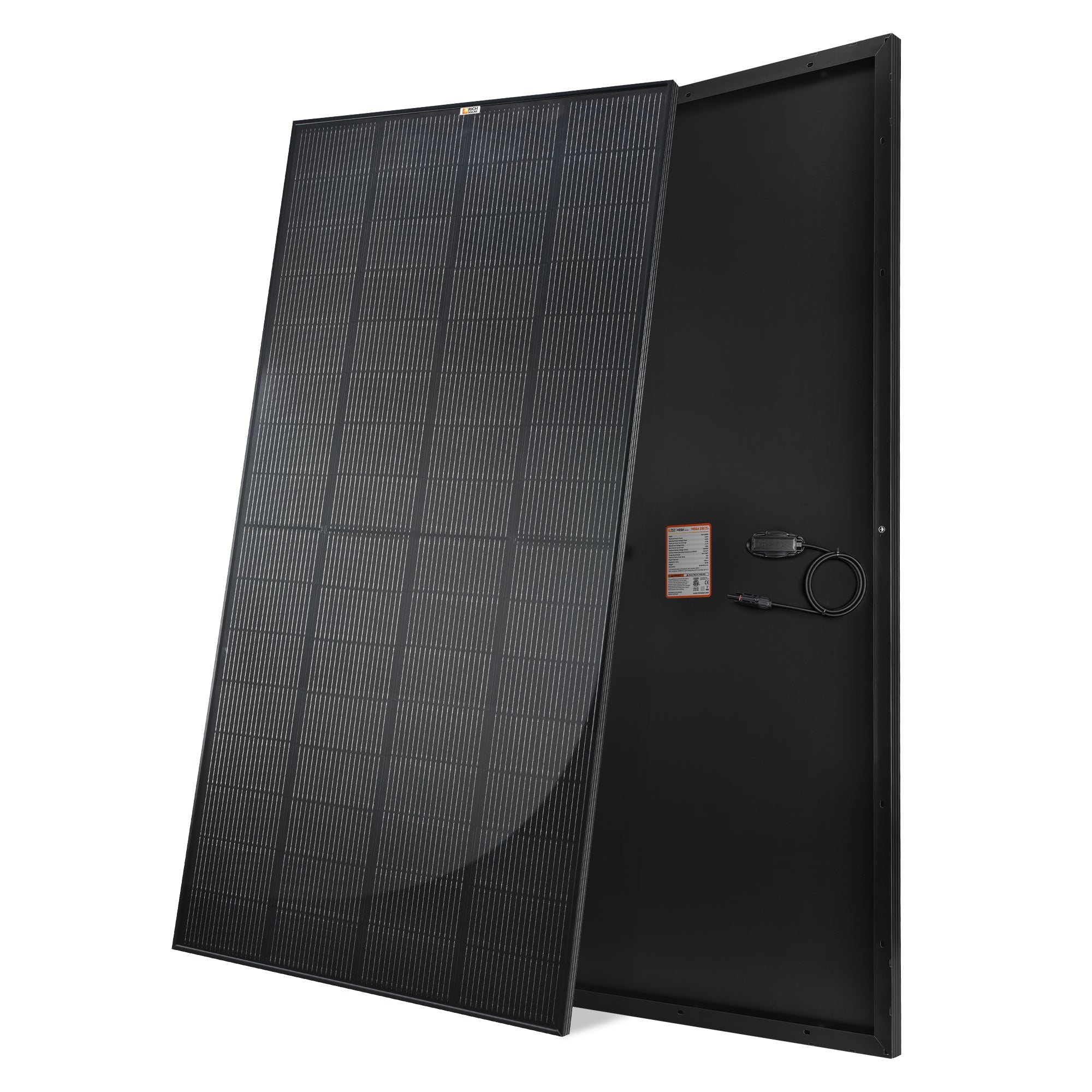 RICH SOLAR | MEGA 250 | 250W Solar Panel | Premier 12V Off-Grid Solar Panel for RVs, Vans, Boats | 25-Year Output Warranty | UL Certified