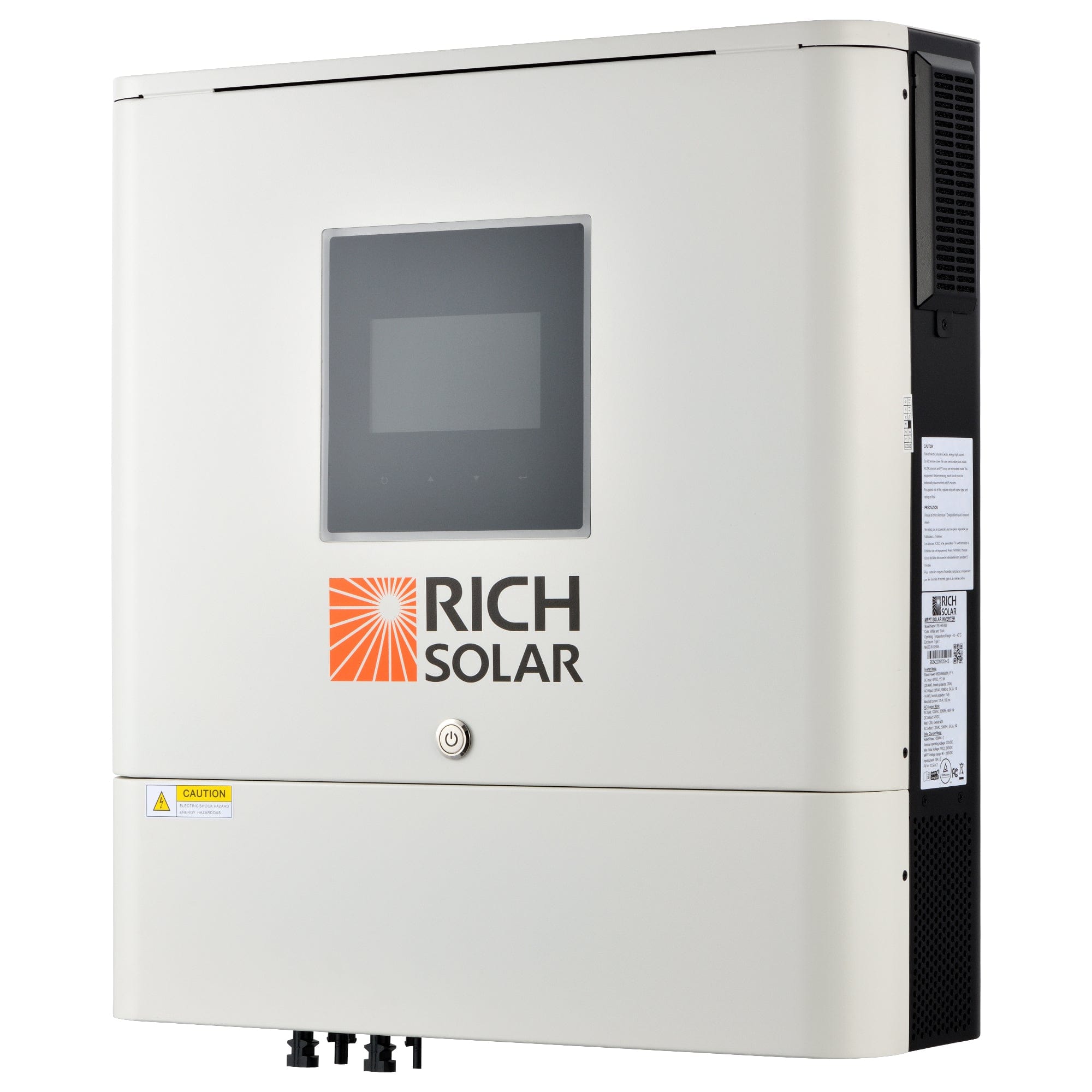 RICH SOLAR NOVA 6500S | 6500 Watt (6.5kW) 48 Volt Off-Grid Hybrid Solar Inverter | Premium 6500W 48V Hybrid Inverter for Campers, Cabins, Tiny Homes, ADUs, RVs, Off-Grid | Huge LCD Touchscreen with Ambient Lights | UL Certified Hybrid Inverters RICH SOLAR
