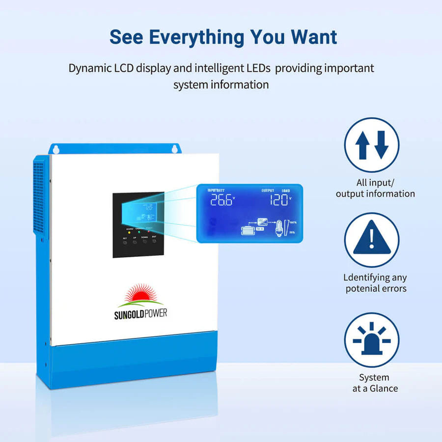 Sungold Power 3000W 24V Solar Inverter Charger