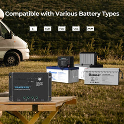 Renogy Wanderer Li 30A PWM Charge Controller Solar Charge Controllers Renogy