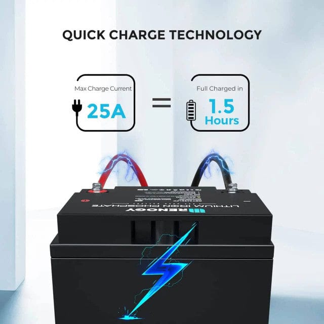 Renogy 24V 25Ah Lithium Iron Phosphate Battery Batteries Renogy