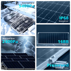 Sungold Power 560 Watt Bifacial N-Type Solar Panel