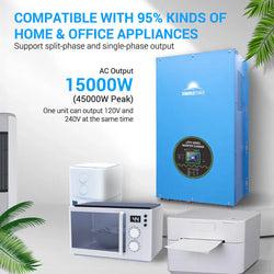Sungold Power 15000W 48V Split Phase Pure Sine Wave Inverter Charger Off-Grid Inverters SunGoldPower