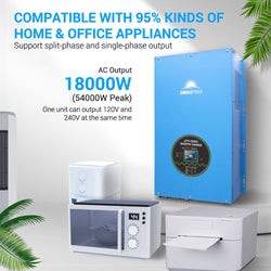 Sungold Power 18000W 48V Split Phase Pure Sine Wave Inverter Charger Off-Grid Inverters SunGoldPower