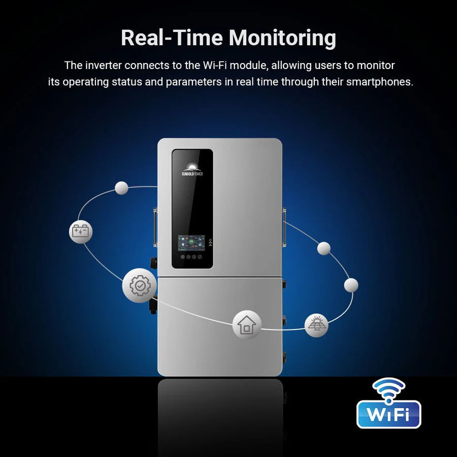 Sungold Power 12KW 48V All-in-one Hybrid Solar inverter | Whole Home Backup (200A)| SGS-12K18MAX