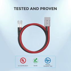 Renogy 5FT 4/0AWG Anderson Adapter Cable (Anderson SB350 - 5/16 in Lugs） Battery & Inverter Cables Renogy
