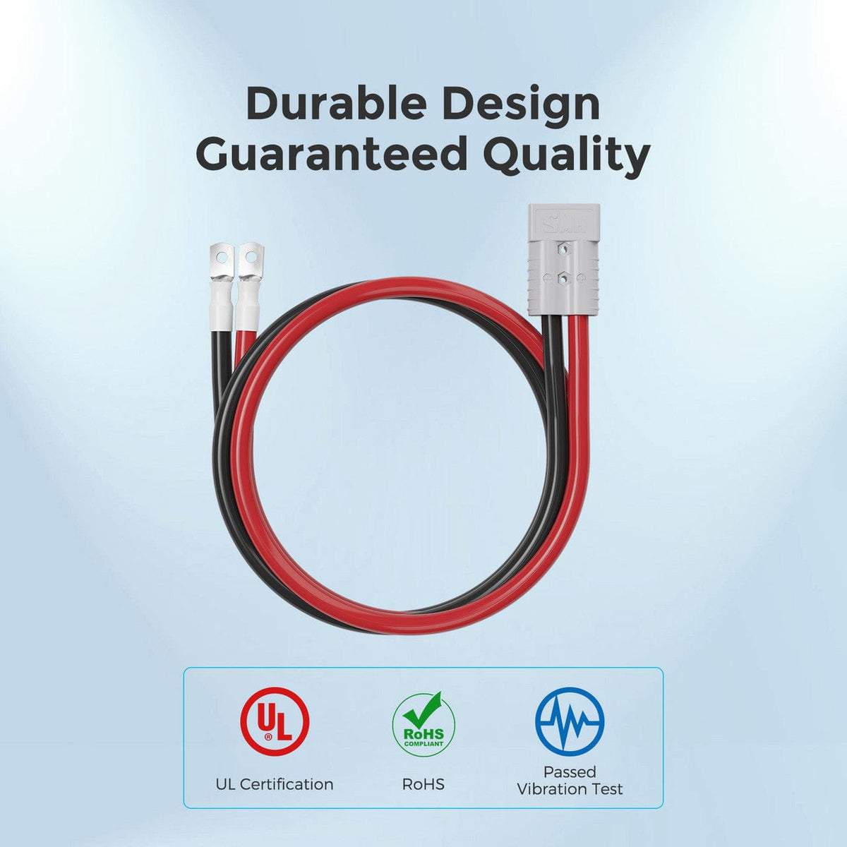 Renogy 5FT 3/0AWG Anderson Adapter Cable (Anderson SB350 - Ring Lug） Battery & Inverter Cables Renogy