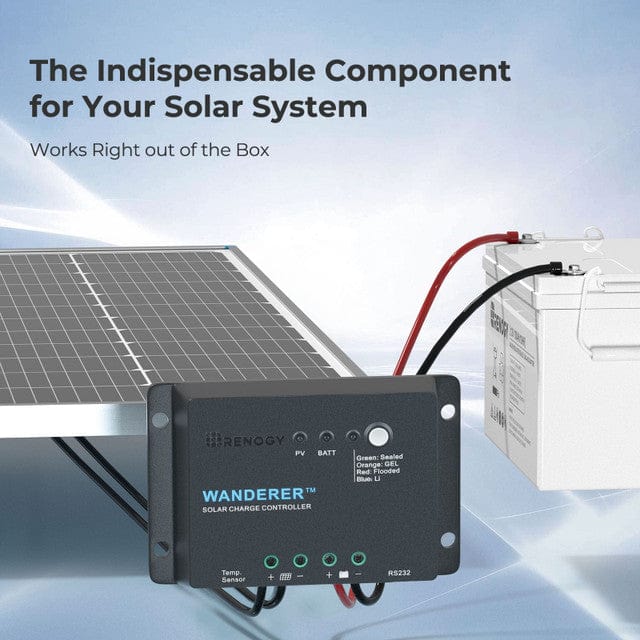 Renogy Wanderer Li 30A PWM Charge Controller Solar Charge Controllers Renogy