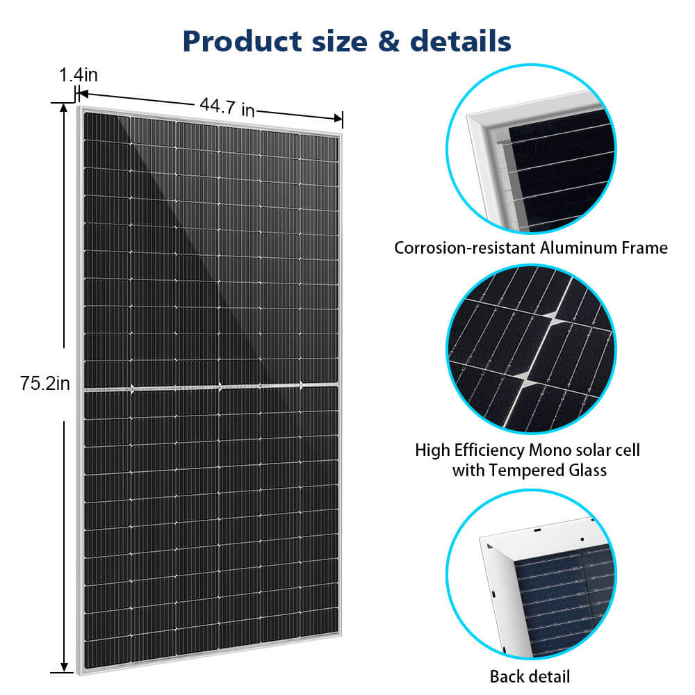 Sungold Power 460 Watt Bifacial PERC Solar Panels