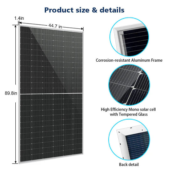 Sungold Power 560 WATT BIFACIAL PERC SOLAR PANEL FULL PALLET (32 PANELS)