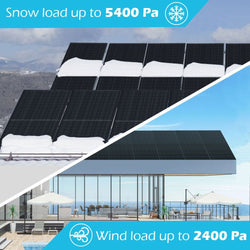 SunGold Power 415W Mono Black PERC Solar Panel – Full Pallet (32 Panels) Rigid Solar Panels SunGoldPower