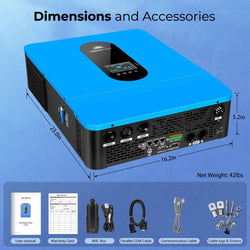 Sungold Power | 13,000W 48V Solar Charge Inverter | Split Phase + WiFi Monitor (2 Units Parallel) Hybrid Inverters SunGoldPower