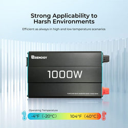 Renogy 1000W 12V Pure Sine Wave Inverter Inverters Renogy