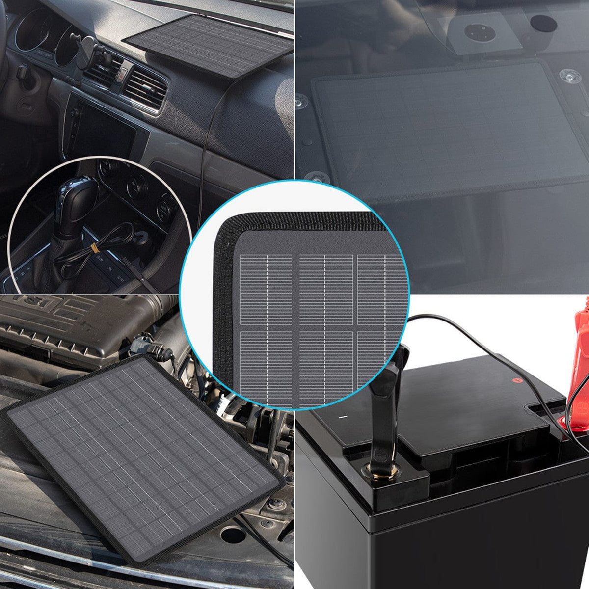 Renogy 10W Solar Battery Trickle Charger Maintainer Battery Maintainers Renogy
