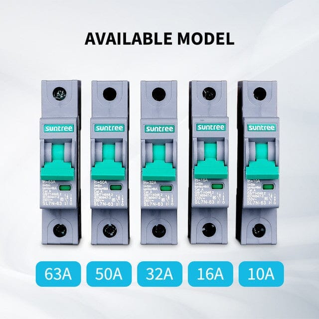 Renogy 10A/16A/32A/50A/63A 1P DC Miniature Circuit Breaker Accessories Renogy