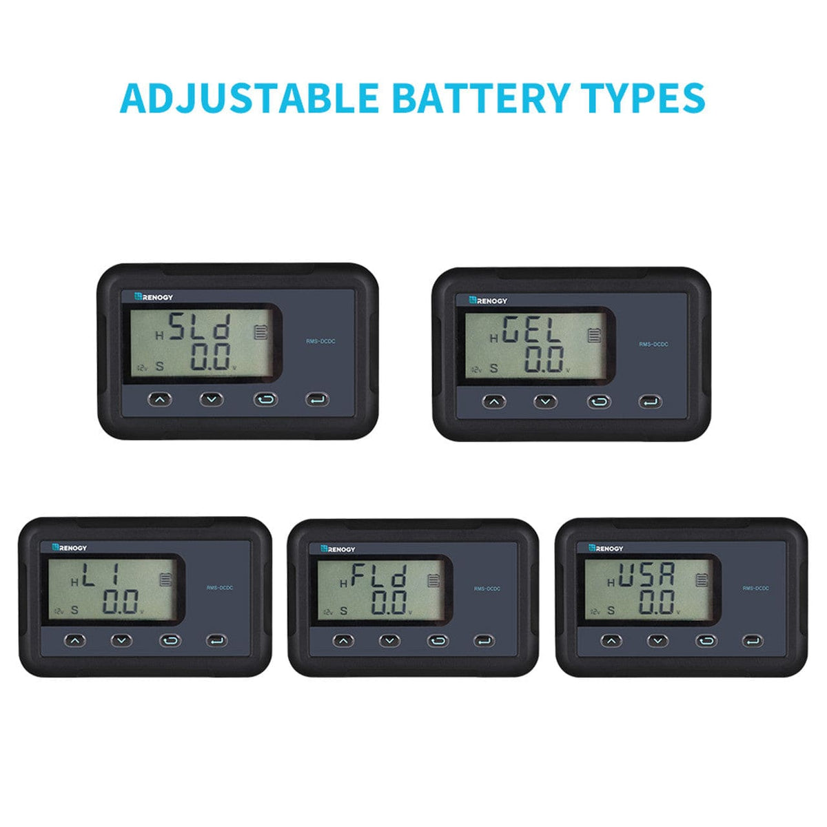Renogy Monitoring Screen for DC-DC MPPT Battery Charger Series Renogy