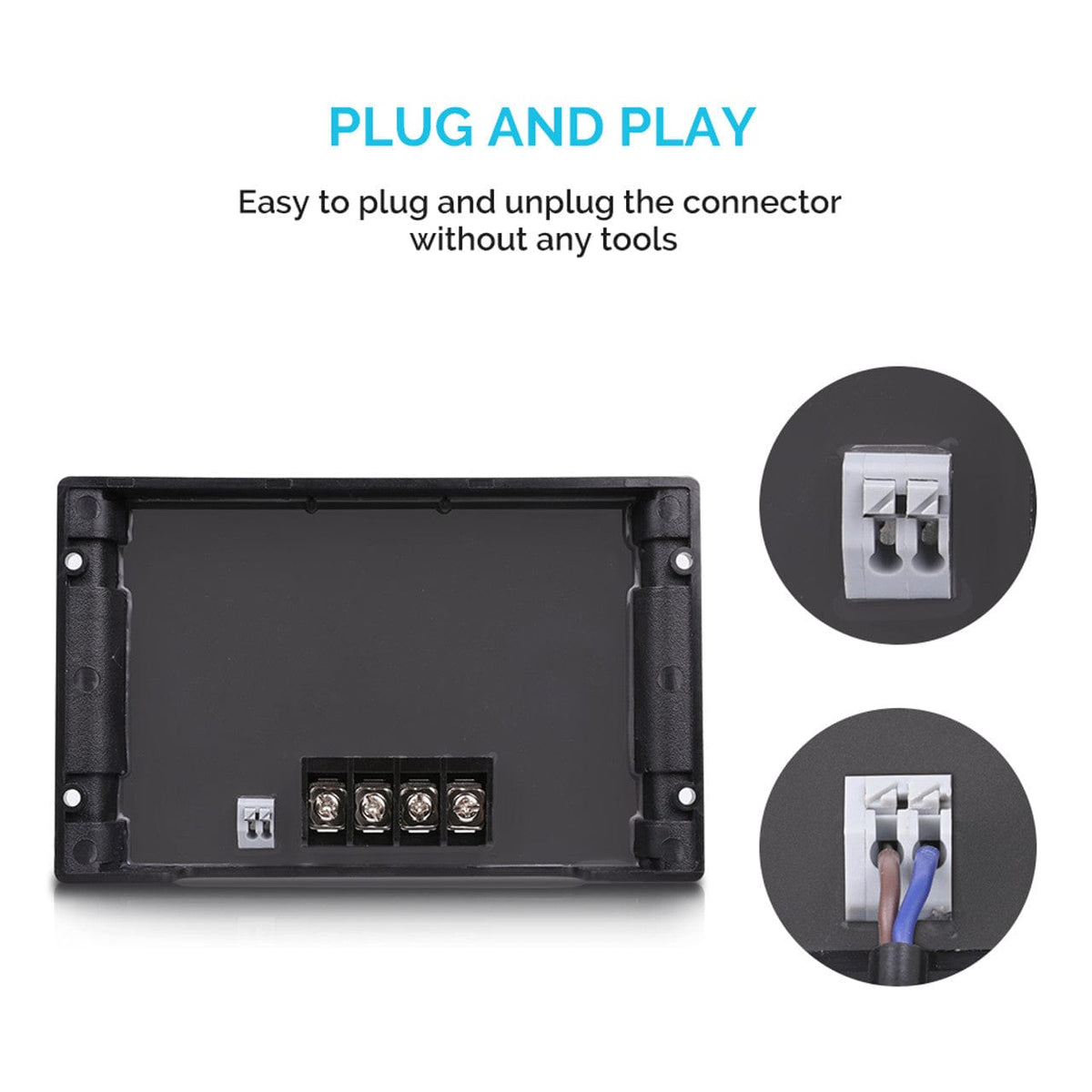 Renogy Battery Temperature Sensor for Voyager Charge Controllers Solar Charge Controller Accessory Renogy