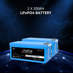 Sungold Power Off-Grid Solar Kit 4000W Inverter 12VDC 120V/240V LiFePO4 Battery 1200 Watt Solar Back Up Solar Kits SunGoldPower