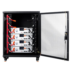 RICH SOLAR | ALPHA 5 | 48V 100Ah LiFePO4 Battery | Premium 48V Server Rack Lithium Battery for Residential, Commercial, Off-Grid | 7,000 Lifetime Cycles Server Rack Batteries RICH SOLAR 4 Batteries + Free Rack