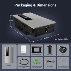 SunGold Power | 7.6KW Hybrid Inverter | 48V Split Phase