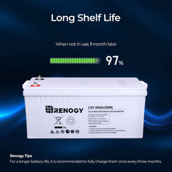 Renogy 12 Volt 200Ah Deep Cycle AGM Battery Batteries Renogy