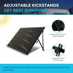 Renogy 200 Watt 12 Volt Monocrystalline Foldable Solar Suitcase Solar Panels Renogy