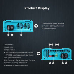 Renogy 12V 60A DC to DC Battery Charger DC To DC Chargers Renogy