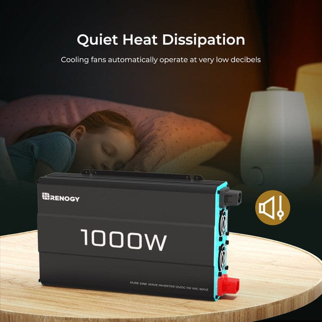 Renogy 1000W 12V Pure Sine Wave Inverter Inverters Renogy