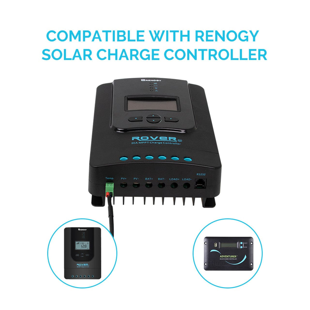 Renogy Battery Temperature Sensor for Renogy Solar Charge Controllers Renogy