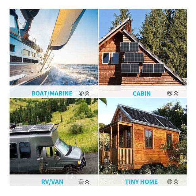 Renogy 50 Watt 12 Volt Monocrystalline Solar Panel Solar Panels Renogy