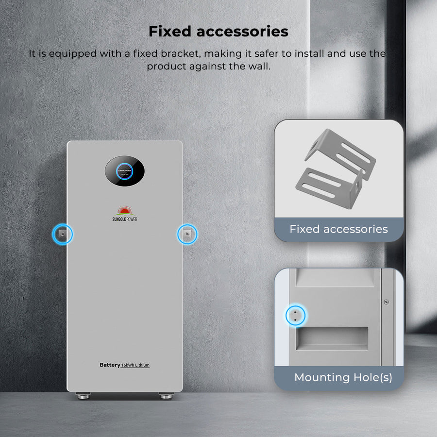 Sungold Power PowerMax 51.2V 314AH Outdoor Energy Storage Battery UL1973 & UL9540A