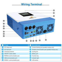 Sungold Power 5000W 48V Solar Charger Inverter Hybrid Inverters SunGoldPower