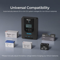 Renogy Rover Li 40 Amp MPPT Solar Charge Controller with Bluetooth Module Solar Charge Controllers Renogy