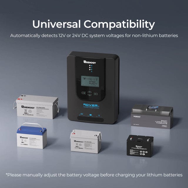 Renogy Rover Li 30 Amp MPPT Solar Charge Controller Solar Charge Controllers Renogy