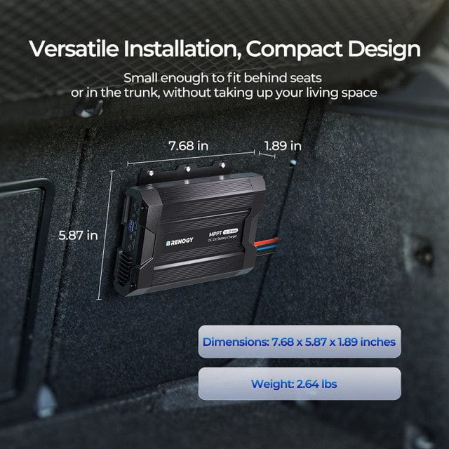 Renogy 40A DC-DC Battery Charger with MPPT DC To DC Chargers Renogy