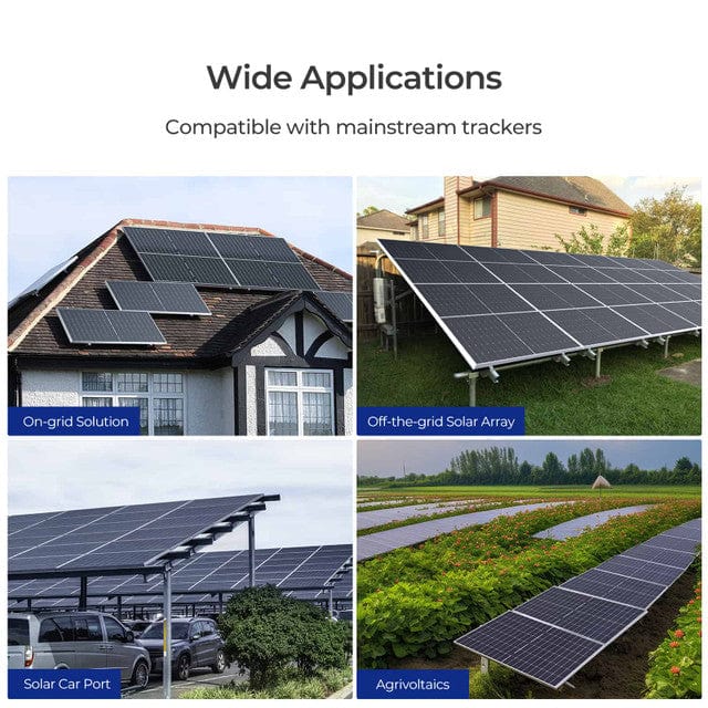 Renogy Bifacial 550 Watt Monocrystalline Solar Panel Solar Panels Renogy