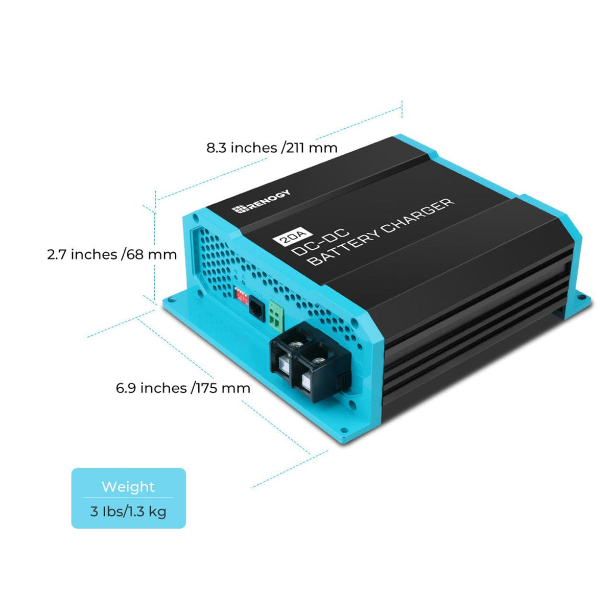 Renogy 12V 20A DC to DC On-Board Battery Charger DC To DC Chargers Renogy