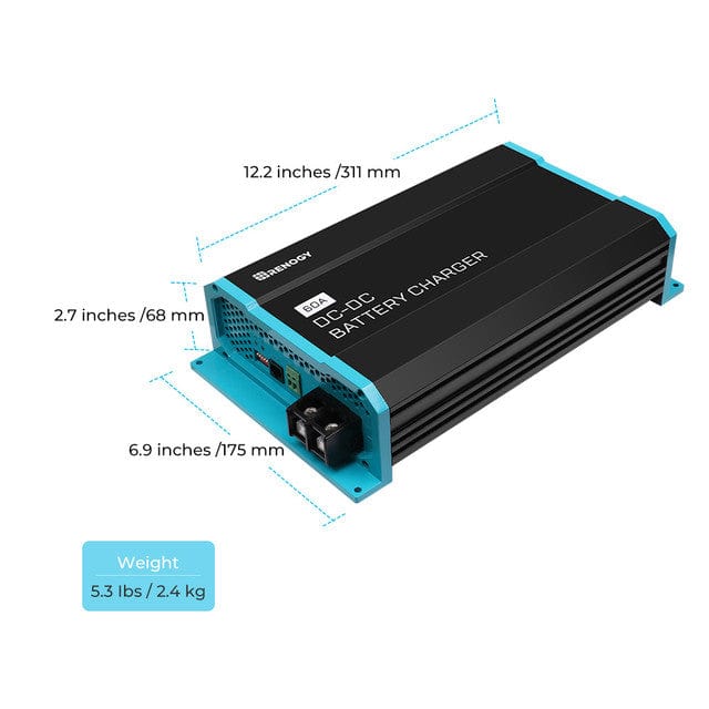 Renogy 12V 60A DC to DC Battery Charger DC To DC Chargers Renogy