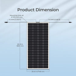 Renogy 200 Watt 12 Volt Flexible Monocrystalline Solar Panel Solar Panels Renogy