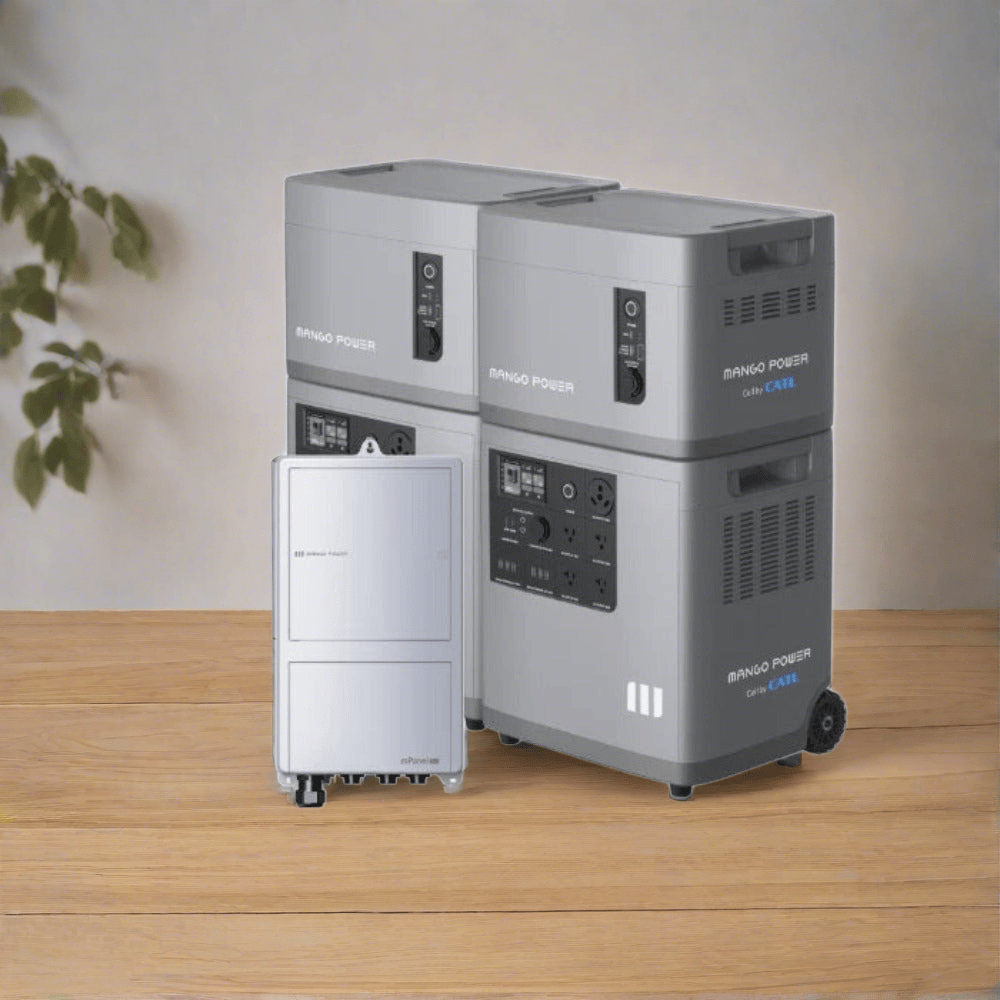 Mango Power Home Backup Kit Pro | 2 x Mango Power E + 2 x Expansion Battery + 1 x mPanel Pro Solar Generators Mango Power
